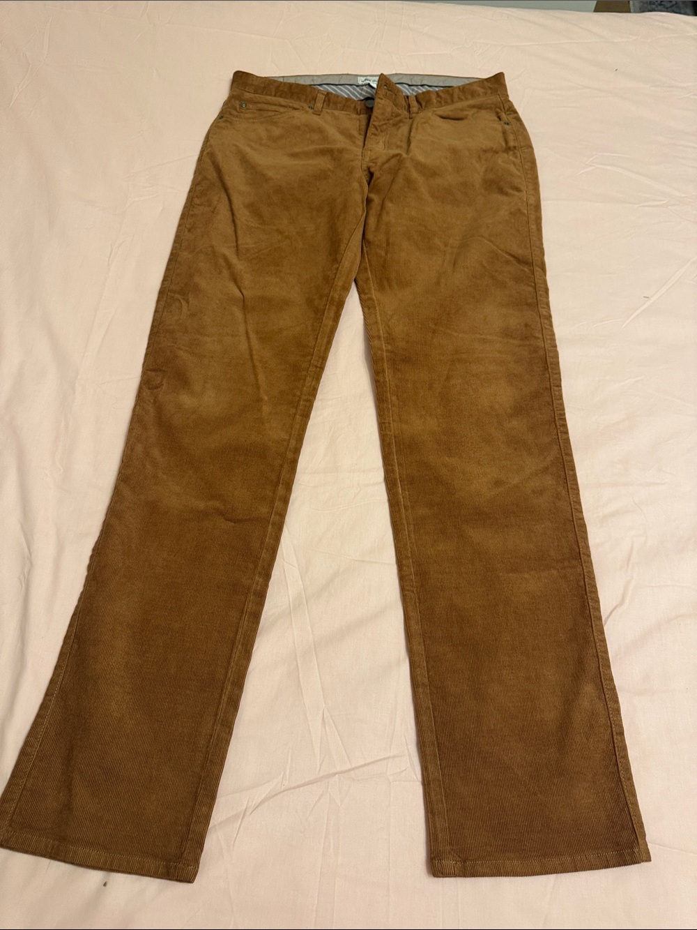Peter Millar Men's Corduroy Pants in Warm Brown